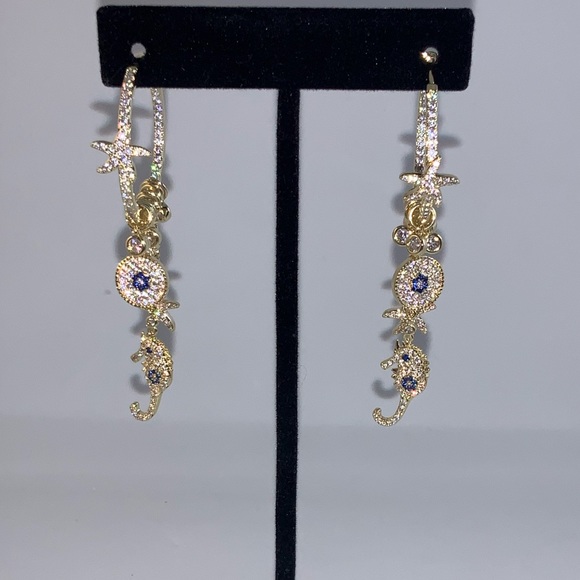 Neiman Marcus Jewelry - Gold Nautical Hoop Earrings